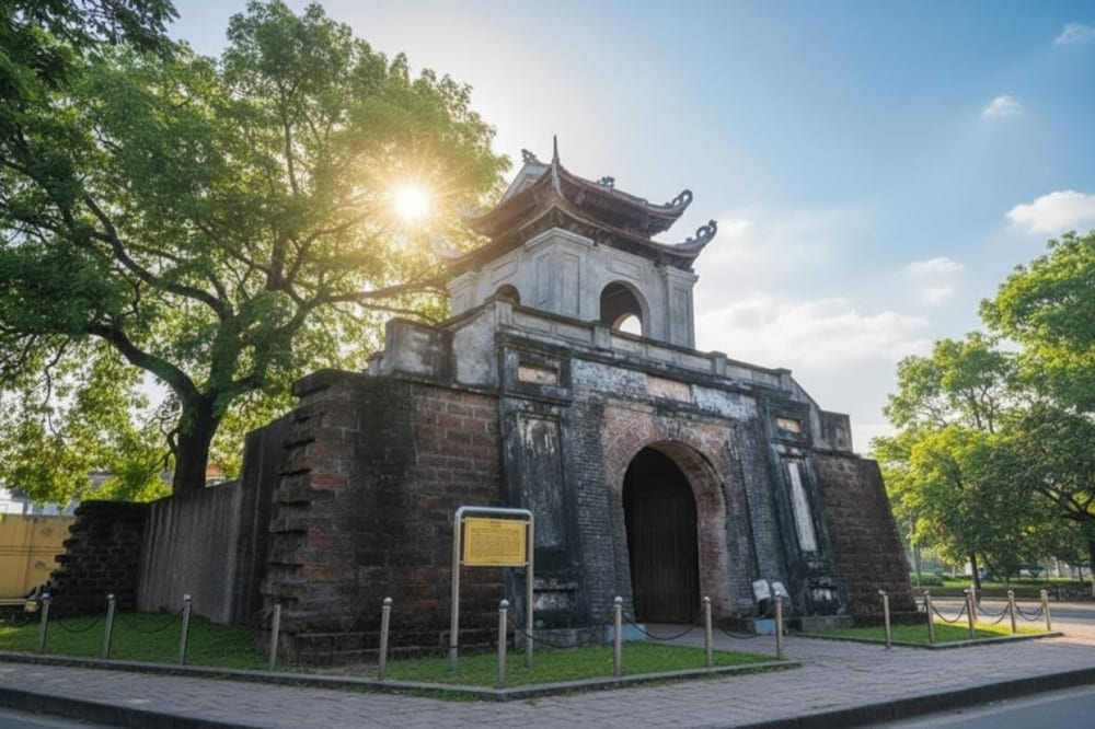 Cảm nhận bầu kh&ocirc;ng kh&iacute; b&igrave;nh y&ecirc;n tại Th&agrave;nh cổ Vinh c&ugrave;ng những cấu tr&uacute;c cổ k&iacute;nh nơi đ&acirc;y.